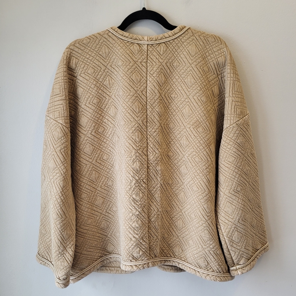 Banana Republic Tan Quilted Countryside Cottagecore Layering Jacket - Picture 2 of 8